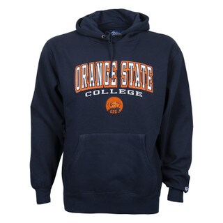 Orange State College Hoodie - Navy
